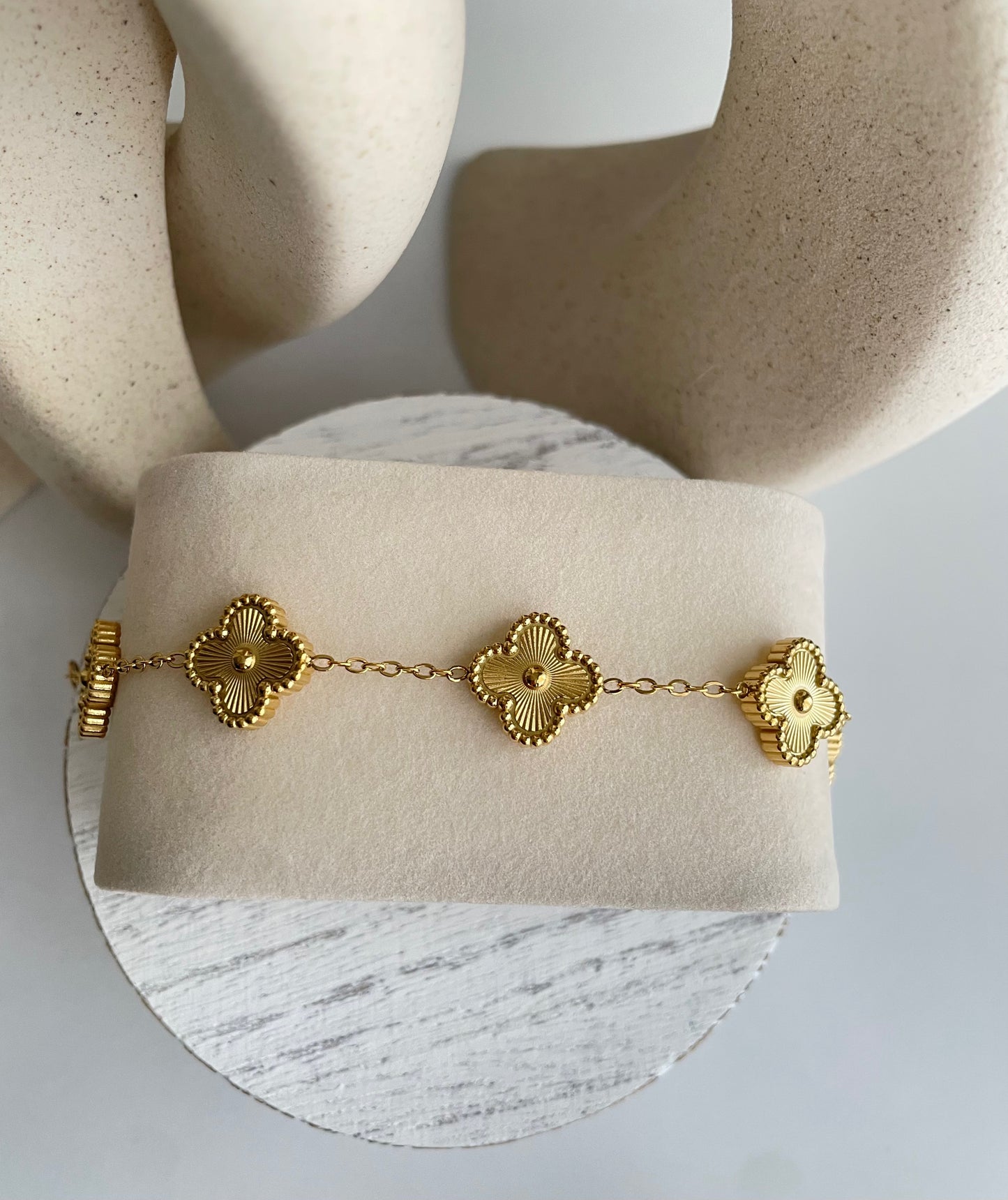 Golden Clover Bracelet