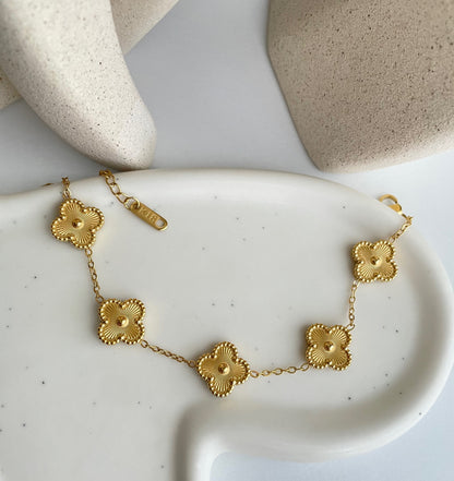 Golden Clover Bracelet