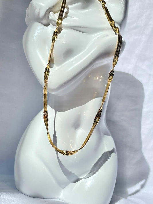 Twisted Snake Necklace