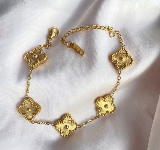 Golden Clover Bracelet
